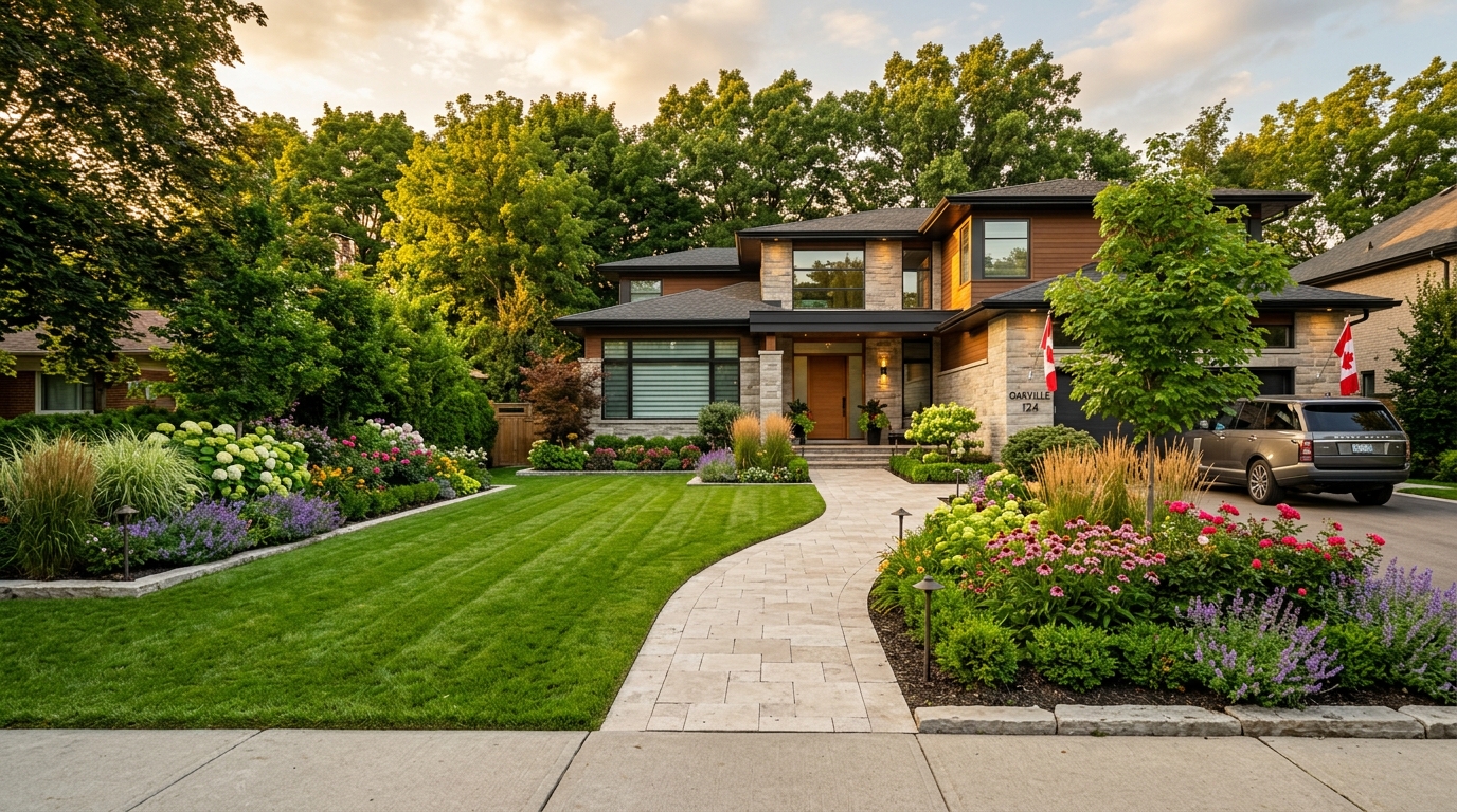 Luxury Landscaping in Oakville Ontario