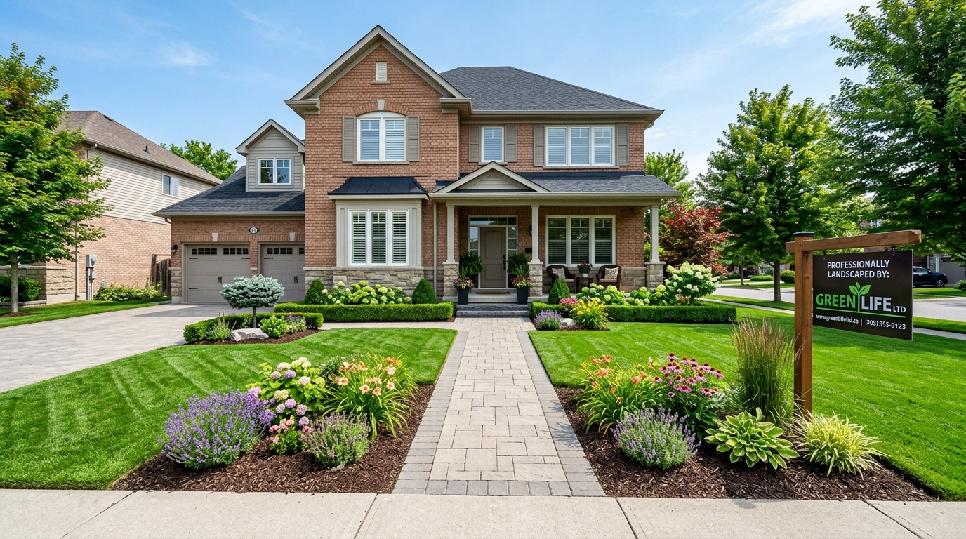 Professionally Landscaped Lawn — After Green Life LTD