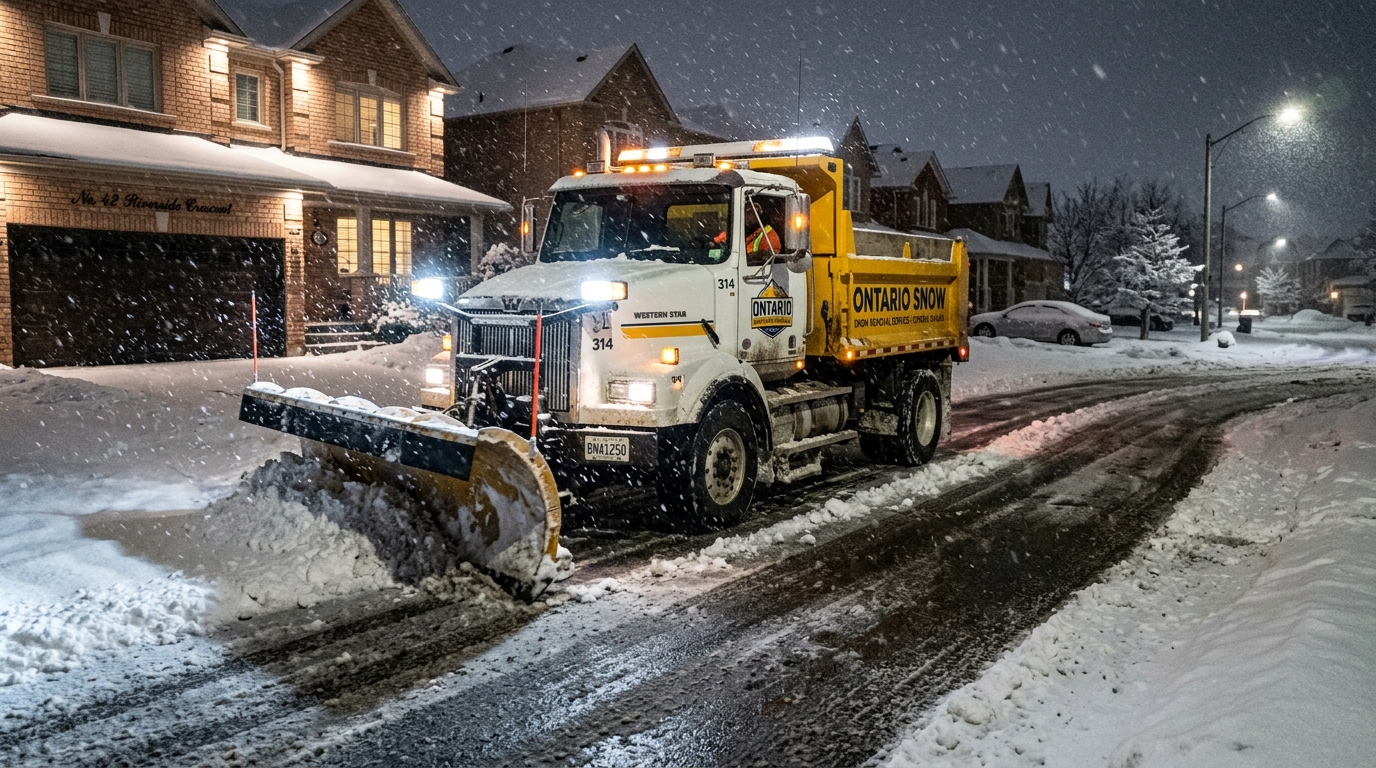 Snow Removal Contract Oakville Burlington Mississauga